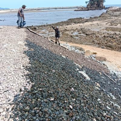 KERJA-KERJA MEMBAIKPULIH MUARA DAN BATU 'RUBBLE MOUND' DI KUALA KEMASIK, KEMAMAN