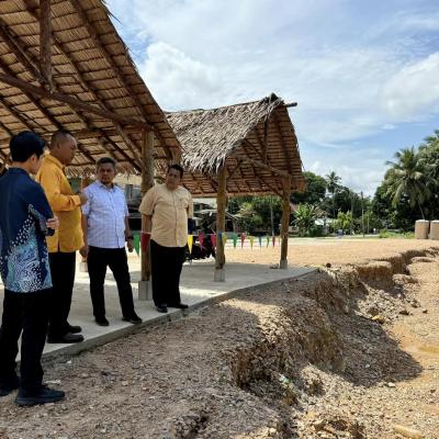 LAWATAN PENGARAH JPS KE DATARAN AYOH SOR DAN JETI MAK MINAH, KG BUKIT MENTOK 