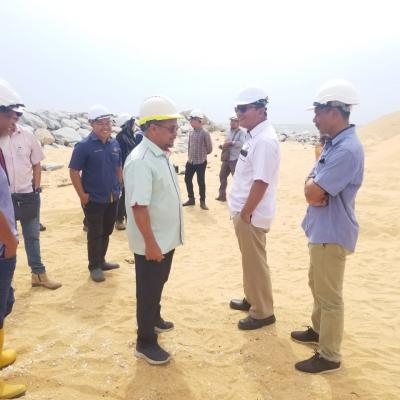 LAWATAN KE PROJEK PEMULIHARAAN MUARA SG SETIU DAN KE PROJEK PENGAWALAN HAKISAN DI PANTAI MARANG DAN PROJEK PEMULIHARAAN MUARA SG MERCHANG