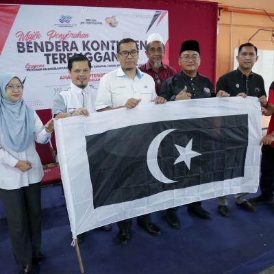 MAJLIS PENYERAHAN BENDERA KONTINJEN TERENGGANU SEMPENA MAKSAK JPS MALAYSIA 2023