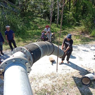 KERJA-KERJA PEMASANGAN PAM BERGERAK JENIS 'END SUCTION PUMP'