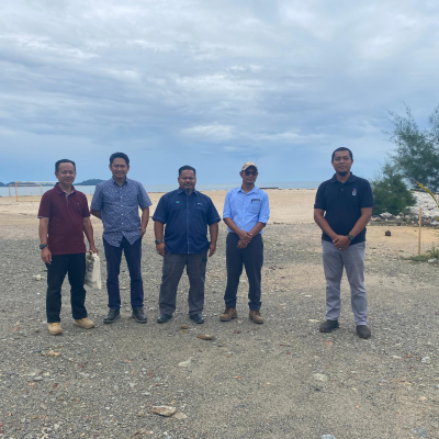 SITE VISIT AT TELUK LIPAT BEACH, DUNGUN